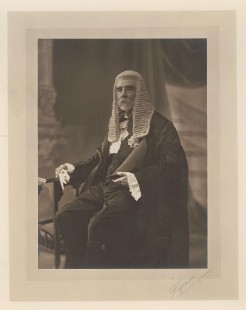 [Portrait of Sir Pope Cooper, Chief Justice of Queensland, 1903-1921] [picture] / Fegan