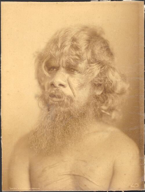 Portrait of Jun Gun, N.W. Australian Aboriginal [picture] / J. W. Lindt