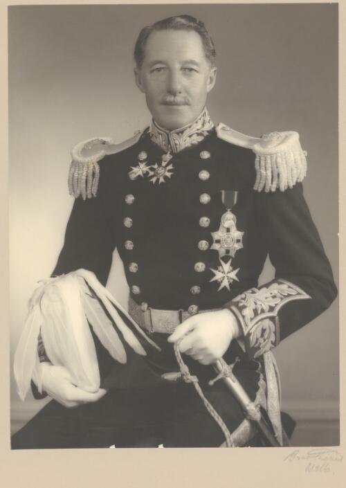 Portrait of His Excellency Lord Huntingfield, Administrator of the Commonwealth, 1938 [picture] / Broothorn