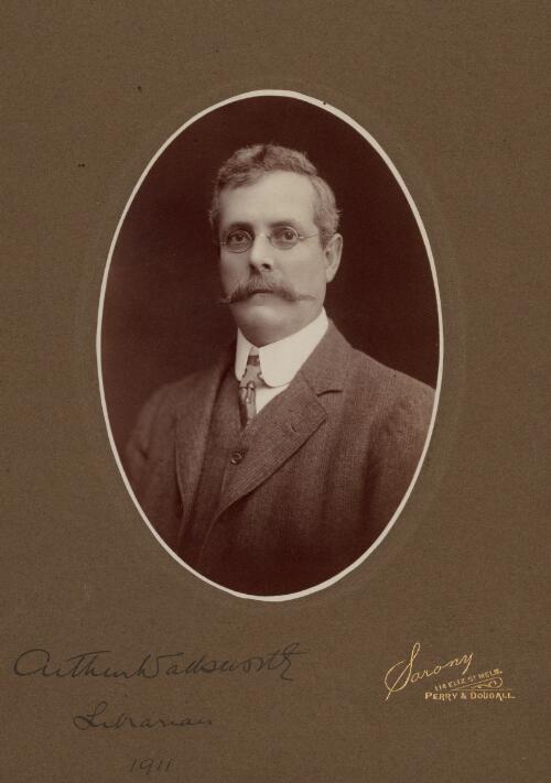 Portrait of Arthur Wadsworth, librarian, 1911 [picture] / Sarony