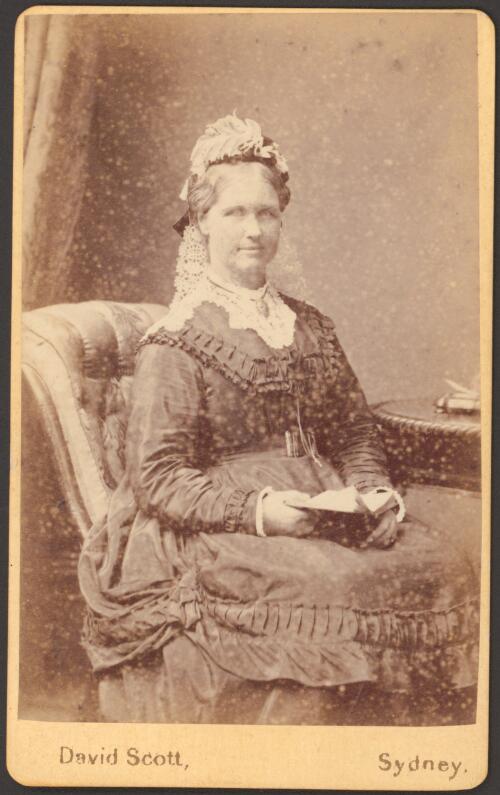 Portrait of Mrs. Darvall, Ryedale, Ryde [picture] / David Scott