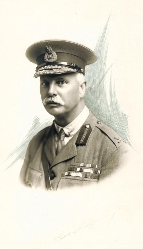 Portrait of Brigadier General Cox [picture] / a portrait by Howard Harris Studios, Sydney