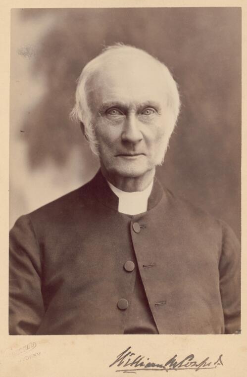 Portrait of William Macquarie Cowper, Dean of Sydney [picture] / Newman, Sydney