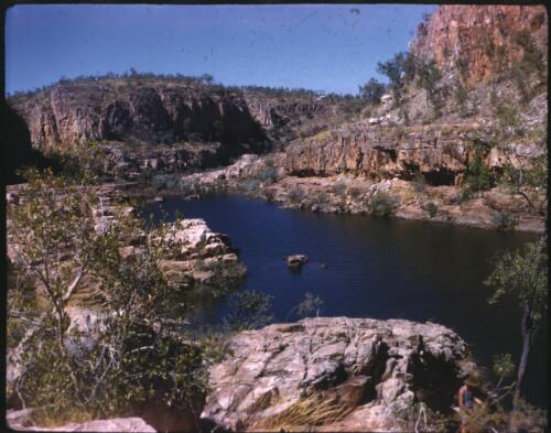 [River scene, Northern Territory, 10] [transparency] / [Frank Hurley]