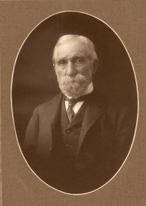 Portrait of Sir Simon Fraser, Victorian federation leader and senator [picture] / Broothorn