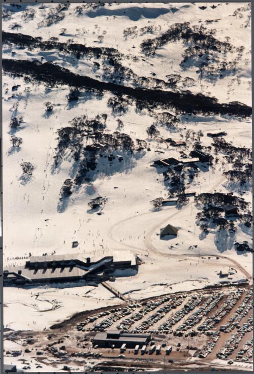 [Aerial view of Perisher Valley ski resort, New South Wales, 6 September 1980] [picture] / Gabrielle Watt