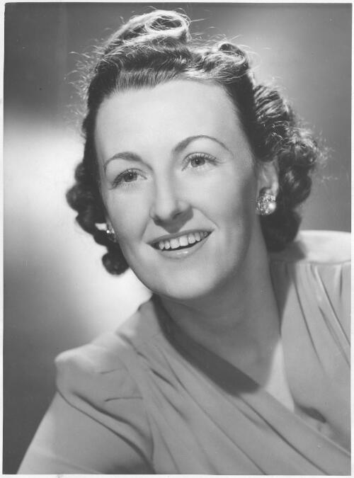 Portrait of Dorothy Crawford, producer of the musical progam, Spotlight on music [picture] / photography by Athol Shmith