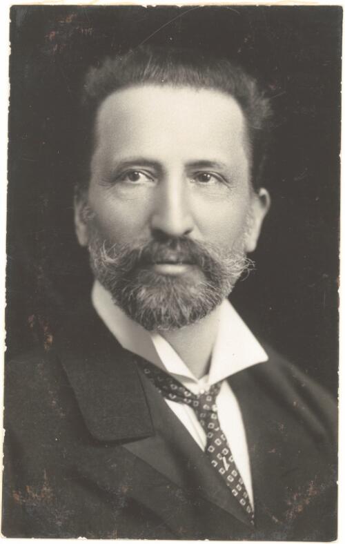 Portrait of Signor Roberto Hazon, conductor, 1890 [picture]
