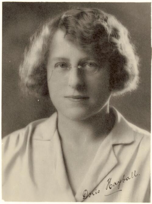 Portrait of Doris Hayball [picture]