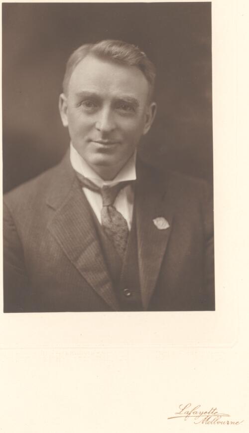Portrait of Walter Massy-Greene, N.S.W. [picture] / Lafayette, Melbourne