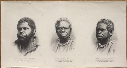 Aborigines of Tasmania, William Lanney, Coal River Tribe, 26 years; Lallah Rookh, or Truganini (Seaweed), female, Bruni Island Tribe, 65 years, [1] [picture]