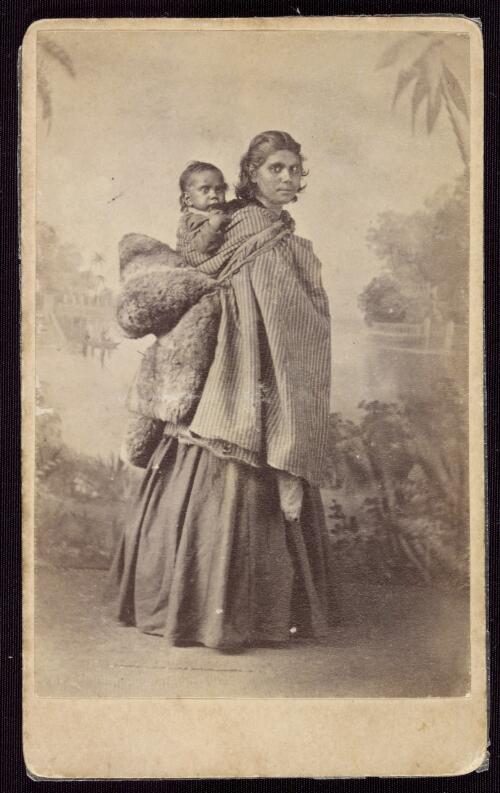 South Australian Aboriginal & child [picture] / The Adelaide School of Photography, 51 Rundle Street ... S. Solomon, manager