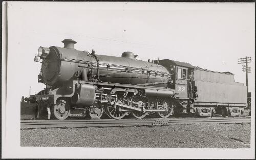 Steam locomotive 3638 at Albury, New South Wales [picture] / [John Buckland]