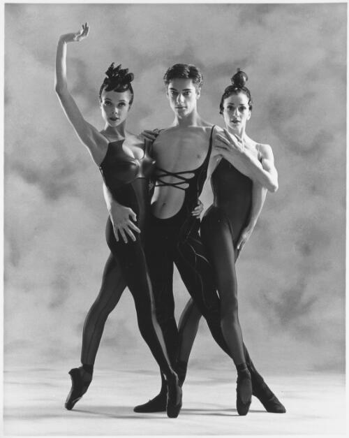 Damien Welch with Justine Summers and Vicki Attard in "Divergence", the Australian Ballet, 1994 [picture] / Jim McFarlane