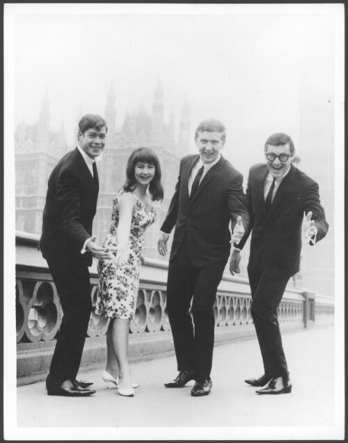 The Seekers on Westminster Bridge, London, ca. 1966 [picture] / Russ Allen