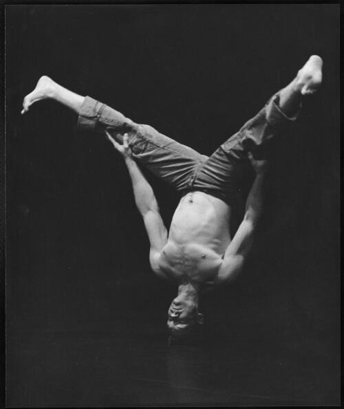 Dancer performing in Phrenic, Australian Choreographic Centre, 2001 [picture] / Ross Gould