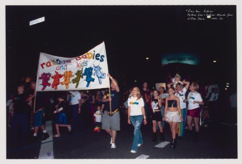 Rainbow babies, Sydney Gay & Lesbian Mardi Gras, 1999 [picture] / William Yang