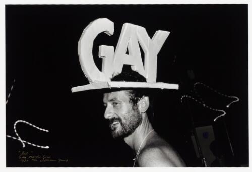 Hat, Gay Mardi Gras, 1984 [picture] / William Yang