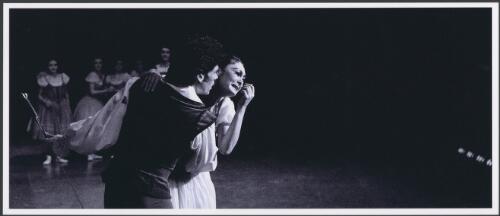 Portrait of Fiona Tonkin with Adam Marchant in Giselle, in Act I, Nagoya, October 1993, during the Australian Ballet's tour to Japan. [picture] / Jim McFarlane