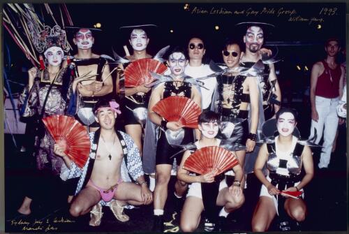 Asian Lesbian and Gay Pride Group, Sydney Gay & Lesbian Mardi Gras, 1993 [picture] / William Yang
