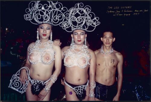 The Lee sisters, Sydney Gay & Lesbian Mardi Gras, 1997 [picture] / William Yang