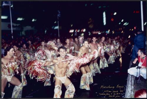 Marching Boys, Sydney Gay & Lesbian Mardi Gras, 1995. [picture] / William Yang