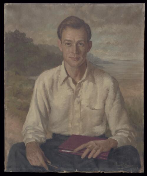 Portrait of Russell Braddon, 1953 [picture] / Paul Fitzgerald