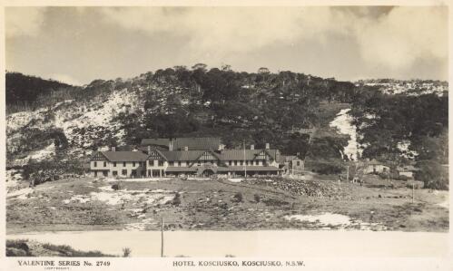 Hotel Kosciusko, Kosciusko, New South Wales, [1920s] [picture]