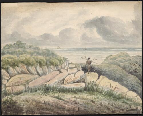 View from Illawarra Range en route to Kiama, 1830 [picture] / Robert Hoddle