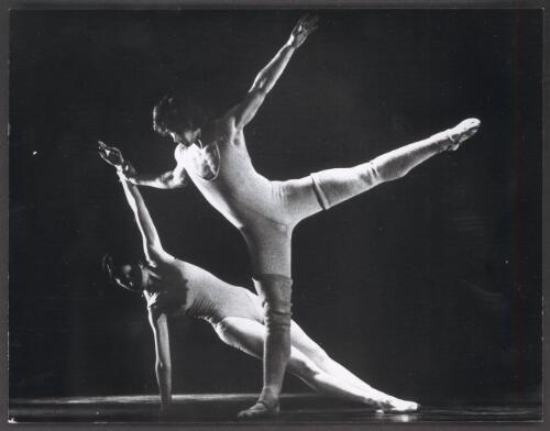 Wendy Thompson and Leigh Matthews in Ian Spink's Couple, the Australian Ballet, 1974 [picture] / Australian Information Service photograph