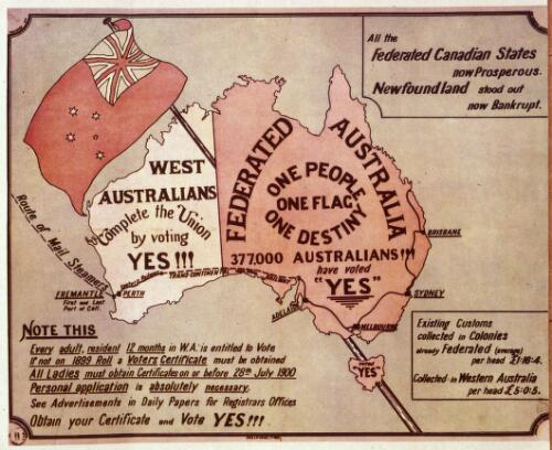 West Australians complete the union by voting yes [picture]