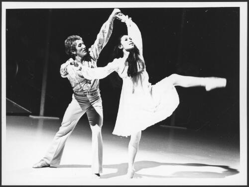 Kelvin Coe and Ai-gul Gaisina, in a pas de deux set to the Beatles' tune "Something in the Way She Moves" [picture] / Australian Information Service photograph by John McKinnon