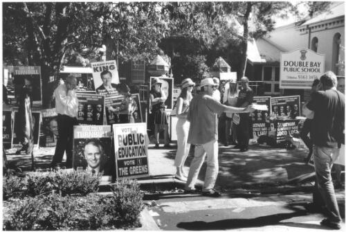 [Double Bay polling booth, Federal Election, 9 October 2004] [picture] / Ben Rushton