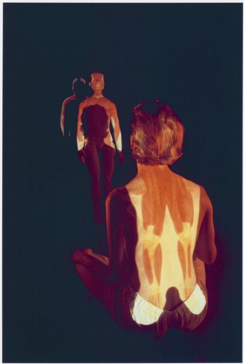 "Body in question" multimedia dance-theatre show by Igneous, performed by James Cunningham - doctor scene - Rex Cramphorn Studio, University of Sydney, February 1999 [picture] / Suzon Fuks