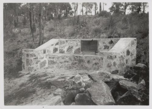 Memorial to John Gilbert at Drakes Ford, Western Australia [picture]