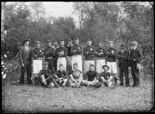 [Football team] [picture] / [William Henry Corkhill]