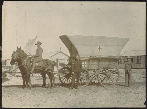 [Horse-drawn ambulance wagon, Boer War, 1899-1902] [picture]