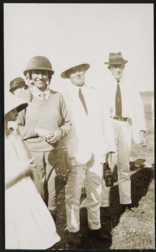 [Amy Johnson with a group of people, Darwin?] [picture] / H. J. Foster