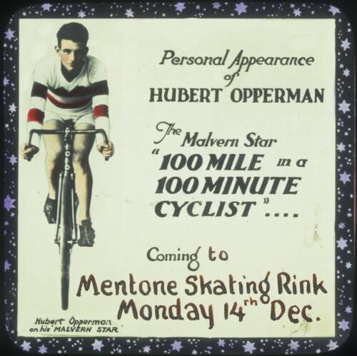 An Opperman promotion for Malvern Star [transparency]