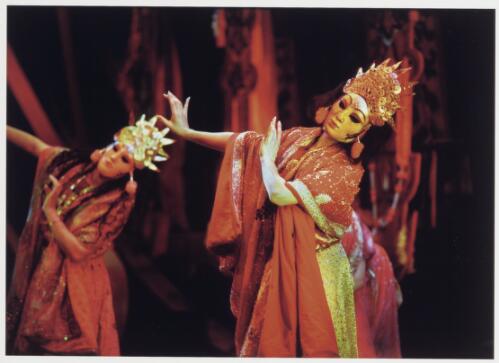Chandrabhanu in Bharatam Dance Company production, Bodhissatva, at George Fairfax Studio, Melbourne Arts Centre, [25 November 1994] [picture] / Jim Hooper