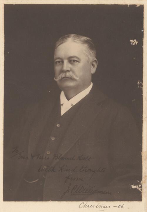 Portrait of J.C. Williamson, 1906 [picture]