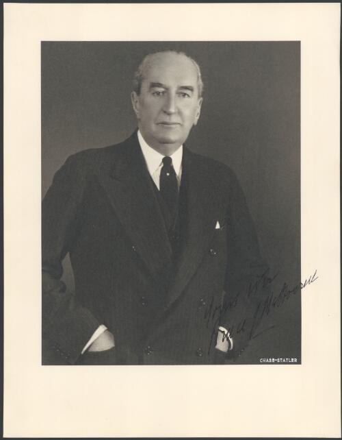 Stanley Melbourne Bruce, Prime Minister of Australia between 1923-1929 [picture]