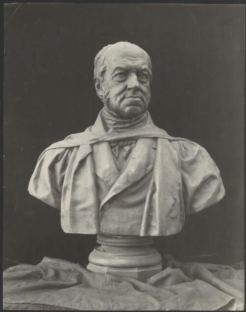 Photograph of a 'bust' of Robert Brown [picture]