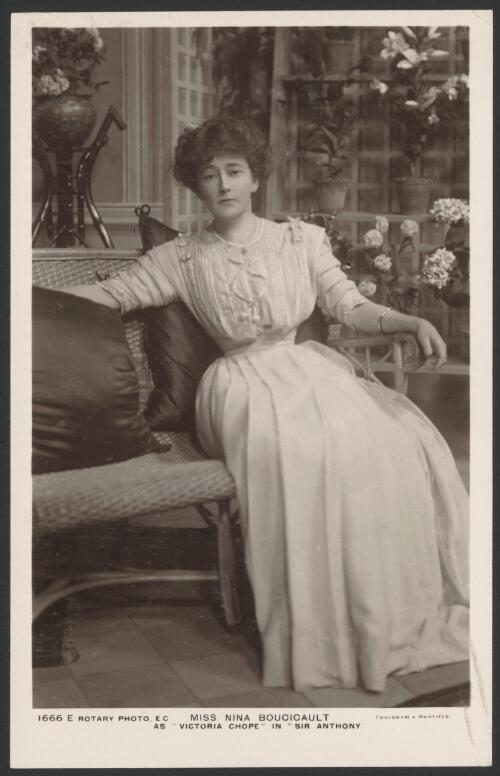 Miss Nina Boucicault as Victoria Chope in Sir Anthony [picture] / Foulsham & Banfield