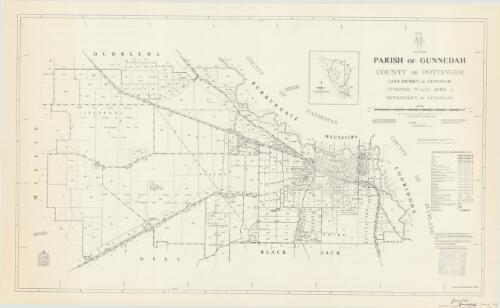 Parish of Gunnedah, County of Pottinger [cartographic material] : Land District of Gunnedah, Liverpool Plains Shire & Municipality of Gunnedah / compiled, drawn & printed at the Department of Lands