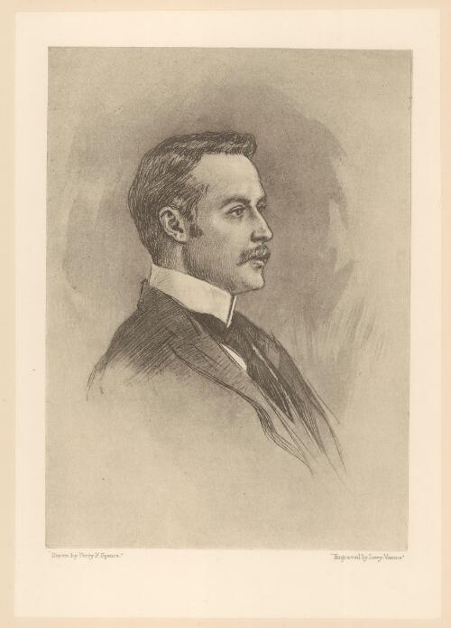 Portrait of Albert G. Berry [picture]/ drawn by Percy F. Spence; engraved by Lowy, Vienna