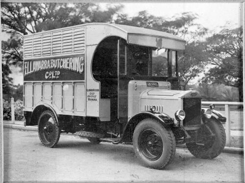 [Truck for Illawarra Butchering Co. Ltd.] [picture]