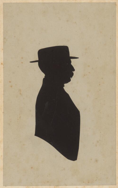 Silhouette of Louis Becke [picture]/ Harry Edwin