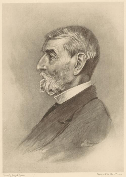 Portrait of Sir Andrew Clarke [picture] / drawn by Percy F. Spence - engraved by Lowy, Vienna