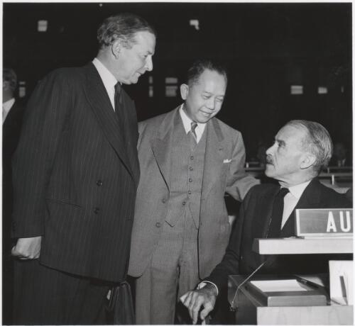 Representatives to the 9th session of the General Assembly, [1954] [picture] / United Nations photograph